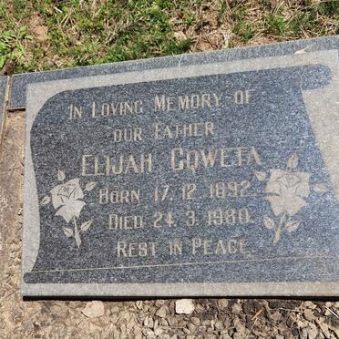 GQWETA Elijah 1892-1980