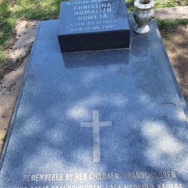 GQWETA Christina Nomalizo 1923-2007