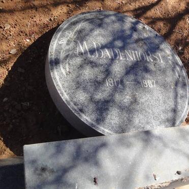 BADENHORST M. 1817-1987