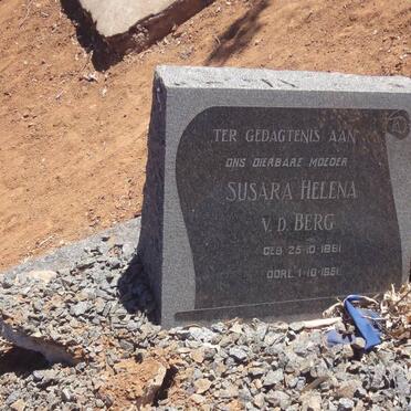 BERG Susara Helena, v.d. 1881-1951