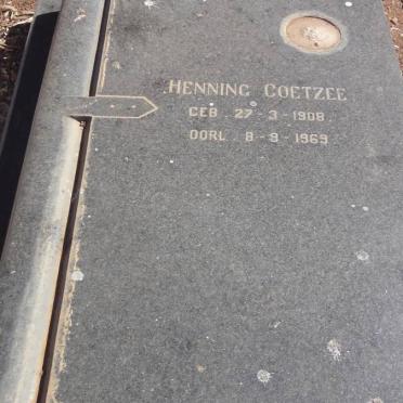 COETZEE Henning 1908-1969