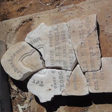 ENGELS George J.R. 1853-1914 &amp; Engela H. PRETORIUS 1870-19?5