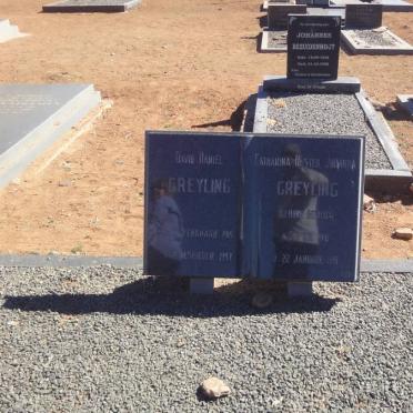 GREYLING David Daniel 1915-1997 &amp; Catharina Hester Johanna BOTHMA 19??-1991