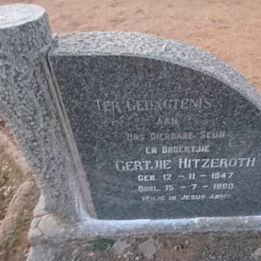 HITZEROTH Gertjie 1947-1960
