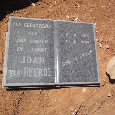 HEERDE Joan, van 1918-1983
