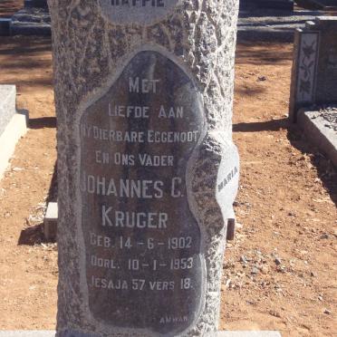 KRUGER Johannes C. 1902-1953