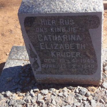 KRUGER Catharina Elizabeth 1945-1949