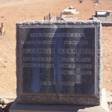 KRUGER C.J. 1859-1932 &amp; A.B.H. VAN WYK 1859-1932