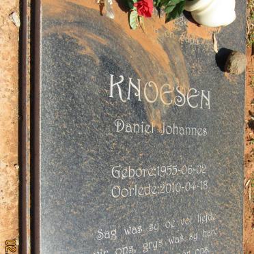 KNOESEN Daniel Johannes 1955-2010