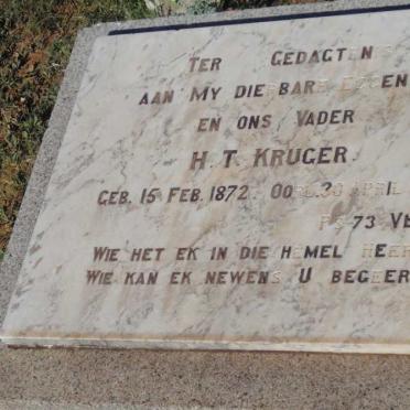 KRUGER H.T. 1872-1940