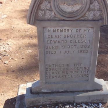 LESCH Edward C. 1868-1923