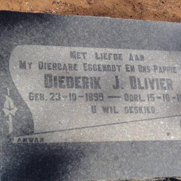 OLIVIER Diederik J. 1899-1952