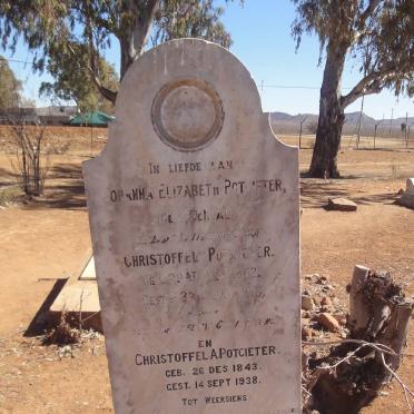 POTGIETER Christoffel 1843-1938 &amp; Johanna Elizabeth 1852-1913 