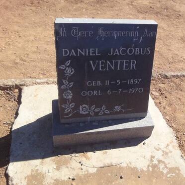 VENTER Daniel Jacobus 1897-1970