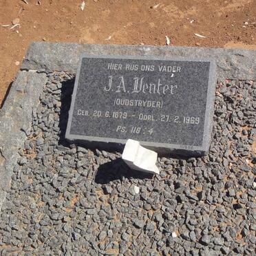 VENTER J.A. 1879-1969