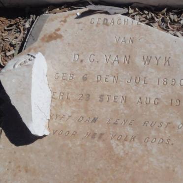 WYK D.G., van 1890-1908