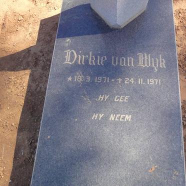 WYK Dirkie, van 1971-1971