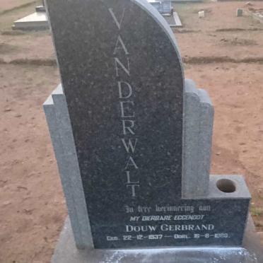 WALT Douw Gerbrand, van der 1937-1960