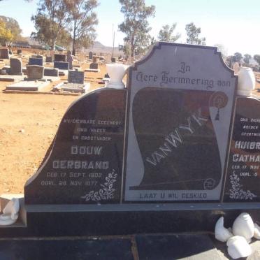 WYK Douw Gerbrand 1902-1977 &amp; Huibrecht Catharina 1907-1979