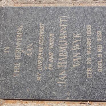 WYK Jan Harm, van 1905-1953