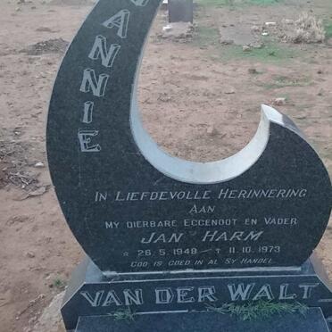 WALT Jan Harm, van der 1948-1973