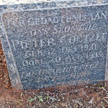 COETZEE Pieter 1931-1935