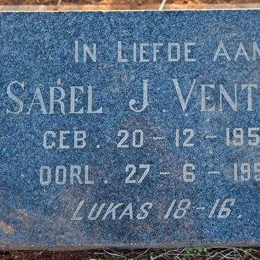 VENTER Sarel J. 1955-1958
