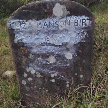 BIRT Eliza Henson -1843