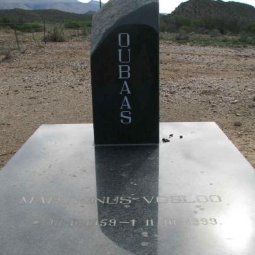 VOSLOO Marthinus 1959-1999
