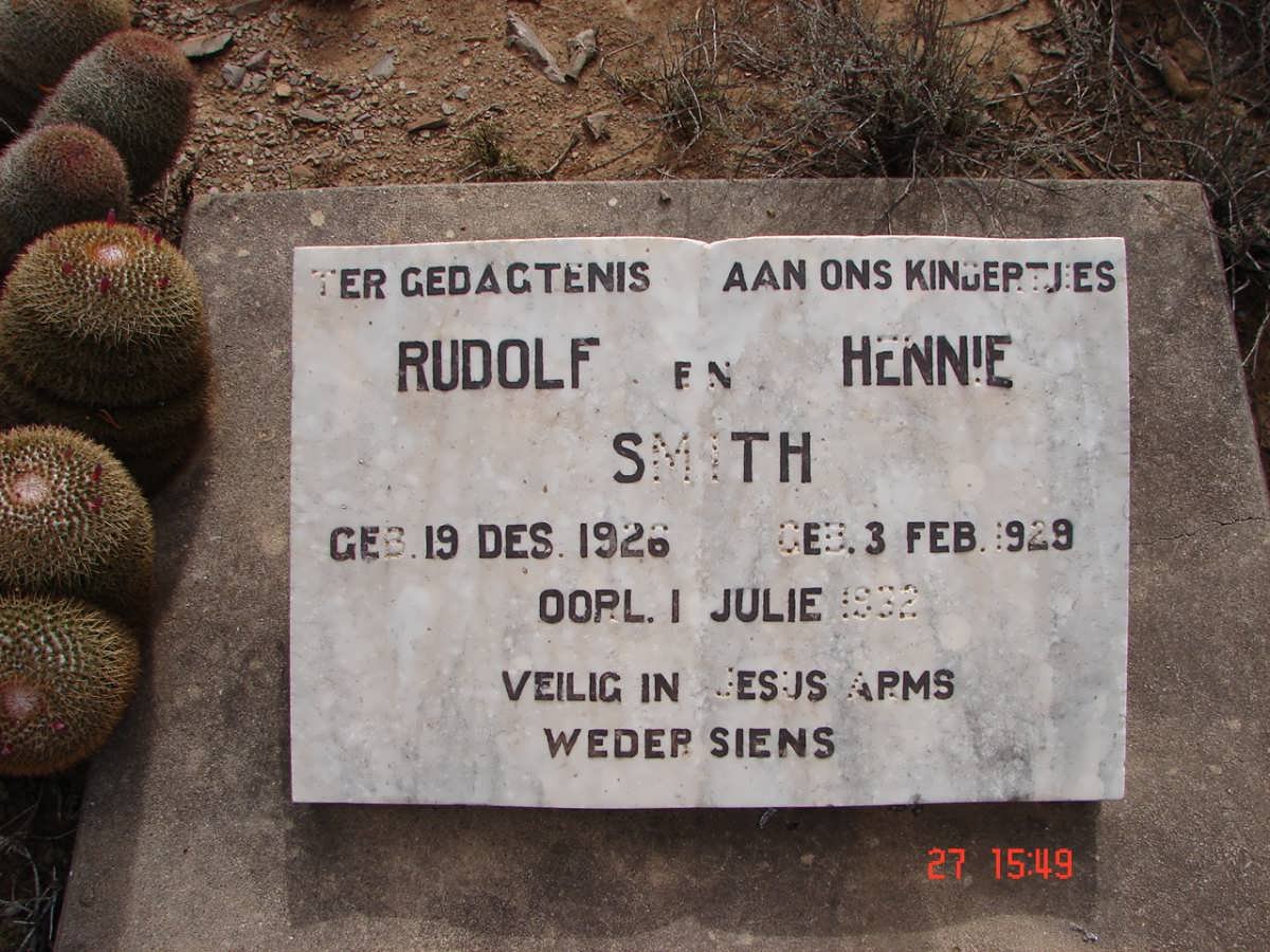 SMITH Rudolf 1926-1932 :: SMITH Hennie 1929-1932