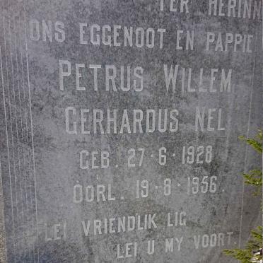 NEL Petrus Willem Gerhardus 1928-1956