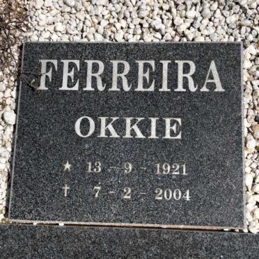 FERREIRA Okkie 1921-2004
