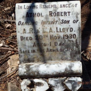LLOYD Athol Robert -1930