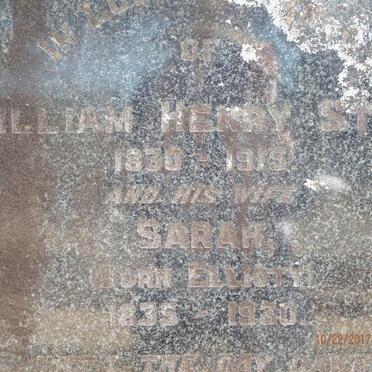 STIRK William Henry 1830-1915 &amp; Sarah ELLIOTT 1835-1930