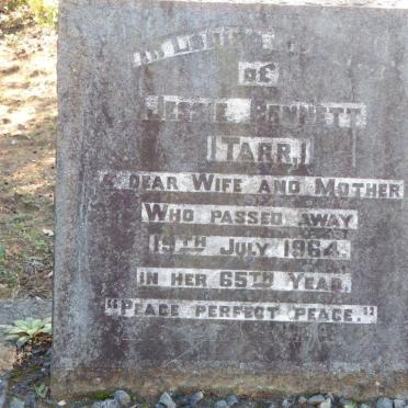 BENNETT Jessie previously TARR -1964