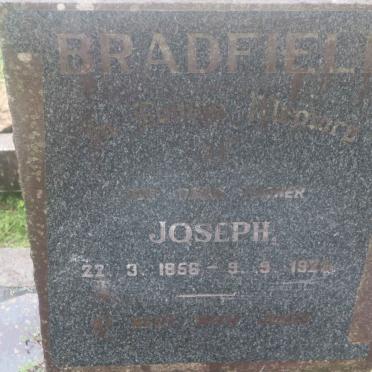 BRADFIELD Joseph 1856-1929 :: BRADFIELD Noreen 1921-1948