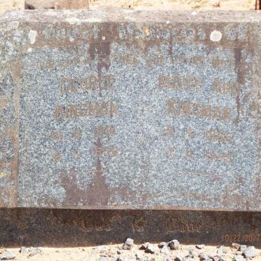 KINGMAN George 1851-1936 &amp; Mary Ann 1865-1948