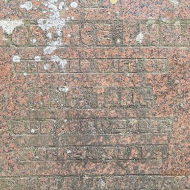 TARR Hamilton Purdon 1862-1937 &amp; Florence Emma 1873-1926