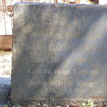 WELSH Sarah Elizabeth -1947