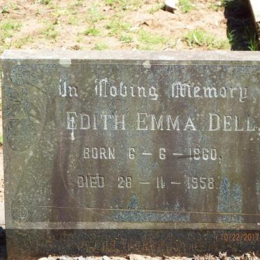 DELL Edith Emma 1860-1958