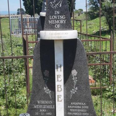 HEBE Wiseman Mthuzimele 1962-2006