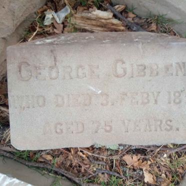 GIBBENS George -1875