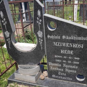 HEBE Mziwenkosi 1969-2005