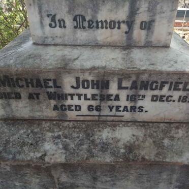 LANGFIELD Michael John -1899