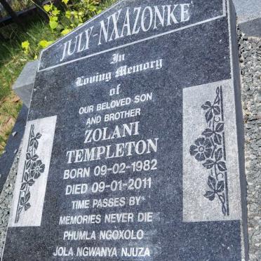 NXAZONKE Zolani 1982-2011
