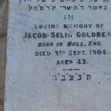 GOLDBERG Jacob Selig -1904