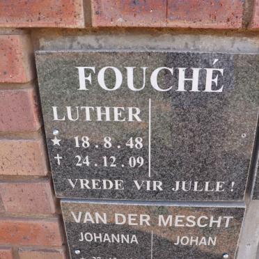 FOUCHE Luther 1948-2009