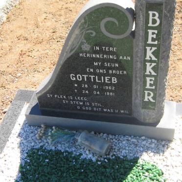 BEKKER Gottlieb 1962-1981