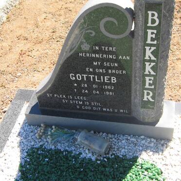 BEKKER Gottlieb 1962-1981