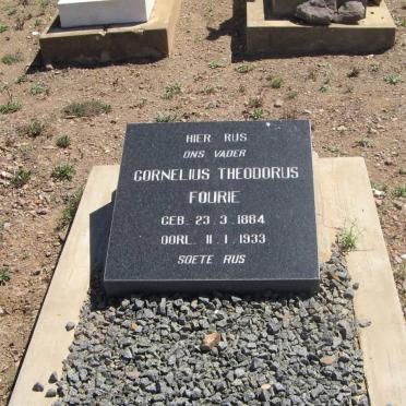 FOURIE Cornelius Theodorus 1884-1933
